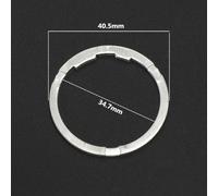 Rondelle d'entretoise de moyeu de cassette en alliage d'aluminium pour roues libres à 8 vitesses, 9 vitesses, 10 vitesses et 11 vitesses - Compatible avec moyeu libre japonais standard (2 mm, noir)