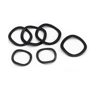 Rondelle élastique ondulée, Rondelles ondulées à trois vagues en acier noir 65MN Rondelle élastique M3 M4 M5 M6 M8 M10 M12 M14 M16 M19 M21 M24 M27 M30 M34 M38 M40 M50