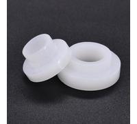 Rondelle en Nylon en forme de T, 100 pièces, rondelle en plastique de Type T, entretoise d'isolation, protecteur de filetage de vis, joint de Transistor en Nylon, M3-M12 pièces(White,TW9-M5(500pcs))