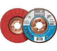 Rondelle éventail SLTT Ceramic D.125mm K.40 fl.INOX/acier CO LUKAS