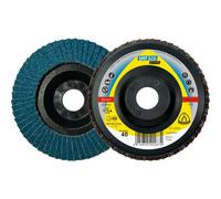 Rondelle éventail SMT 325 Extra Ø 125 mm Granulométrie 40 droite INOX, acier corindon zirconien