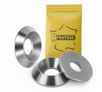 Rondelle Fraisée M4 : 50 Pièces Inox | Rondelle Cuvette Pleine pour Vis Tete Fraisee Ecrou | Rondelles Metal Fraisee Cuvette Décolletée Acier A2 - NFE 27619 | Rondelles PROTORX