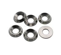 Rondelle Fraisée M6 : 20 Pièces Inox | Rondelle Cuvette Pleine pour Vis Tete Fraisee Ecrou | Rondelles Metal Fraisee Cuvette Décolletée Acier A2 - NFE 27619 | Rondelles PROTORX