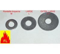 Acton – Rondelles plates Lu – Inox A2 – Ø12 mm – 100 pièces