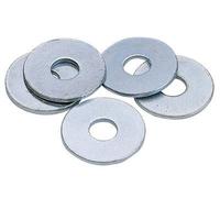 Rondelles plates Lu - acier zingué blanc - diamètre 18 mm - 50 pièces BRICOZOR