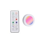 Rondelle lumineuse LED avec télécommande,16 documents,intensité variable,capteur tactile sans fil,à piles,lumière ambiante pour cuisine et couloir - Type 1 Lamp 1 control