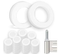 Rondelle Plastique Rondelle Nylon 10 mm x 15 mm Caoutchouc Rondelles pour Gonds de Porte Bague Paumelle 100 Pièces (1mm 50Pcs & 2mm50Pcs)