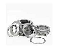 Rondelle plate en acier inoxydable, joint ultra-fin, rondelle à cale fine M14 M15 M16 M17 M18, 20 pièces(16x22x0.1)