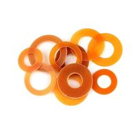 Rondelle Plate en Bakélite Circulaire Résistant Aux Hautes Températures Joint/Rondelle Isolante M2, 200pcs 6x10x0.5