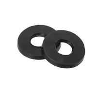 Rondelle plate en caoutchouc noir, 12 pièces, M3 M4 M5 M6 M7 M8 M10 M12 M14 M15 M16, joint d'isolation d'espacement d'avion