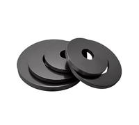 Rondelle plate en caoutchouc souple noir M2 M2,5 M3 M4 M5 M6 M7 M8 M10 M12-M42 Bague d'étanchéité isolante Joint plat en caoutchouc joint torique imperméable (OD 27 mm)