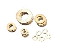 Rondelle plate en laiton DIN125 ISO7089 M2 M2.5 M3 M4 M5 M6 M8 M10 M12 M14 M16 Collier en tôle(M5X10X1 50PCS)