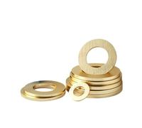 Rondelle plate en laiton massif et cuivre, M2.5 M3 M4 M5 M6 M8 M10 M12 M14 M16 M18, joint uni, bague d'espacement ronde(M12 x 24 x 1 (10pcs))