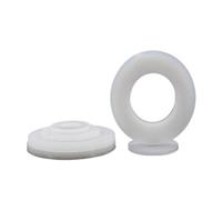 Rondelle plate en nylon, plastique blanc et noir, M2,5, M3, M4, M5, M6, M8, M10, M12, M14, M16, M18, M20, M22, M24 ; entretoise plane ; joint d'isolation.(White,M5x12x1(10pcs))