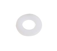 Rondelle plate en plastique et Nylon blanc/noir, entretoise de plan M2 .5 M3 M4 M5 M6 M8 M10 M12 ~ M24, bague d'étanchéité d'isolation for vis 0. 3mm