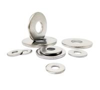 Rondelle plate extra épaisse et large en acier inoxydable M2,5-M16 A2-70 304 Joint plat de grande taille(M5 25pcs)