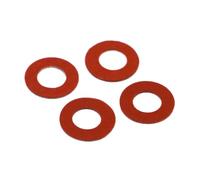 Rondelle plate isolante en papier d'acier rouge, 20 à 100 pièces, joint d'étanchéité uni, entretoise de bague M2 .5 M3 M4 M5 M6 M8 M10 M12 M14 M16