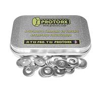 Rondelle Plate M5 : Boite 30 Pcs Acier Inoxydable Type Moyenne pour Carrossier Bricolage Réparation Exterieur et Interieur | Disque Metal d'Appui Inox A2 Anti-Rouille | Dimension (5,3mm x 12mm x 1mm)