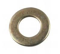 Rondelle plate moyenne M12 mm M Zinguée bichromatée - Boite de 200 pcs - 4200120CR3B