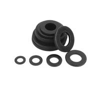 Rondelle plate noire, joint haute résistance en acier au carbone, qualité 10.9/12.9 M5 M6 M8 M10 M12 ~ M42, ronde épaisse et élargie(10.9 M18x34x3(20pcs))