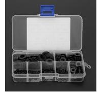 Rondelle plate - Non spécifié - Kit de joint plat - 350 pcs - Nylon - Résistant à la corrosion