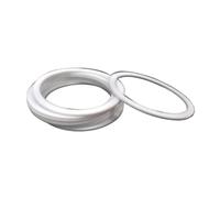 Rondelle plate PTFE ép.2mm joint bride étanchéité ID3-55mm | Rondelle d’écartement PTFE for manomètre et tuyau eau, épaisseur 2mm, DI 3 à 55mm(36x46x2(20pcs))