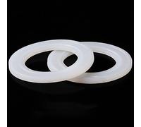 Rondelle plate ronde， Joint plat en silicone, épaisseur 2,5 mm, 2 pièces, for diamètres intérieurs 20, 25, 32, 40 et 50 mm(20mm)