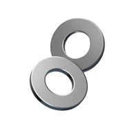 Rondelle plate surdimensionnée en acier inoxydable 304 A2-70, grande taille, for joints simples.(33x60x5.0(1pcs))