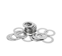 Rondelle plate Ultra fine en acier inoxydable 304, M3 M4 M5 M6 M8 M10 M12 M14, joint uni de cale réglage, 0.1/ .2/ .3mm, 20 pièces/lot
