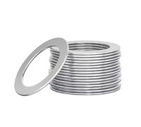 Rondelle plate ultra-mince en acier inoxydable 0,1 mm - Joint de haute précision SUS304 for réglages M10-M20(10x12x0.1mm 20Pcs)
