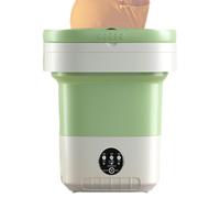 Rondelle portable pour la maison : machine à laver pliable, lave-linge compact pour vêtements légers, vêtements pour jeunes , idéal pour les chambres d'étudiants, facile
