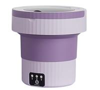 Rondelle portable pour la maison : machine à laver pliable, lave-linge compact pour vêtements légers, vêtements pour jeunes , idéal pour les chambres d'étudiants, facile