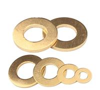 Rondelle ronde en laiton, bronze, joint de cale, joint de cales M2 M2.5 M3 M4 M5 M6 M8 M10 M12 M14M16