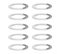 Rondelle ronde ultra fine en acier inoxydable 304 40 50 0,5 mm Pad plat adapté pour une utilisation mécanique et générale (M40 x 50 x 0,5)