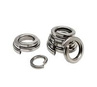 Rondelle, Rondelle à ressort de verrouillage plié 304, rondelle fendue, joint élastique M1.6-M24(100pcs M2.5)