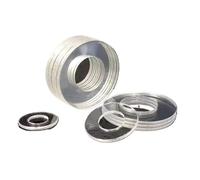 Rondelle Rondelle plate en plastique dur et souple, 100 pièces, M2.5 M4 M5 M6 M8 M10 M12, joint uni Transparent, entretoise de bague(M8x16x1.5)