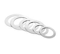 Rondelle ultra fine Cales d'espacement de roulement d'essieu en acier inoxydable M30, M32, M40, M50, épaisseur 0,5 mm, rondelles ultra fines 50, 45, 52, 55, pièces(30x50x0.5)
