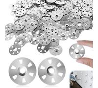 Rondelles à 6 Griffes Rondelles De Fixation 400Pcs Rondelle D'Isolation 35mm De Diamètre Rondelle Isolante Pour Plaque De Plâtre Extrudée Fixe Plaques Isolantes Plaques Thermiques