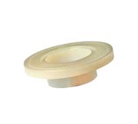 Rondelles à bride en nylon (plastique), isolantes et antirouille, pour fixations sur surfaces délicates, usage industriel et domestique - 10-5,2-5,9 - naturel - 25 pièces Plastic Hardware Store