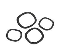 Rondelles à trois vagues en acier 65MN | M3-M50 noir for arbres de roulement : rondelles élastiques ondulées(50pcs M10x15)