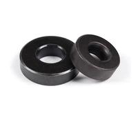 Rondelles À Vis Noires Robustes, Rondelles Plates Surdimensionnées Pour Plaque De Pression, Pour Vis Et Boulons, Finition Noire (20 * 40 * 10mm 2Pcs)