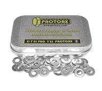 Rondelles Carrossier M4 : Boite 50 Pcs Metal Acier Inox A2 | Plate Moyenne M en Inoxydable Anti-Rouille pour Bricolage Réparation Mobilier Exterieur et Interieur | Dimension (4,3mm x 10mm x 0,8mm)