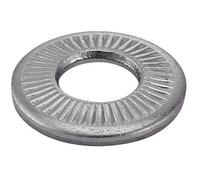 Rondelles contact moyenne type M Acton acier zingué blanc NFE 25511