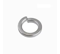 Rondelles de blocage à ressort en acier au carbone - Rondelles fendues zinguées/nickelées, norme GB93 (M2-M8)(Zinc Plated,M3(200pcs))