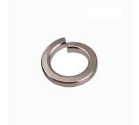 Rondelles de blocage à ressort en acier au carbone - Rondelles fendues zinguées/nickelées, norme GB93 (M2-M8)(Nickel Plated,M2(200pcs))