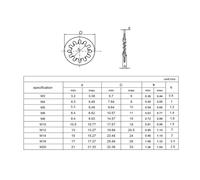 Rondelles de blocage dentées internes en acier inoxydable 304, 10 à 100 pièces, joint métallique de haute qualité DIN6797J M3 M4 M5 M6 M8 M10 M12 M12 M14 M16(M10 10pcs)
