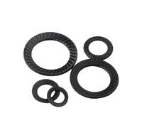 Rondelles de blocage en acier inoxydable 304/acier Mn 65#, 5/10/100 pièces, M3 M4 M5 M6 M8 M10 M12 M14- M30, impression oblique DIN9250(65 Mn Steel,M24 (10 pcs))