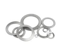 Rondelles de blocage en acier inoxydable 304/acier Mn 65#, 5/10/100 pièces, M3 M4 M5 M6 M8 M10 M12 M14- M30, impression oblique DIN9250(304 Stainless Steel,M24 (10 pcs))