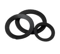 Rondelles de blocage en acier inoxydable 304 (M3-M30) 5 à 100 pièces, impression oblique(65 Mn Steel,M18 (10 pcs))