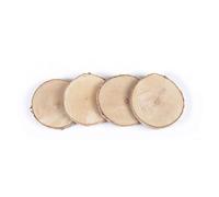 Rondelles De Bois 7-10cm 4 Pièces